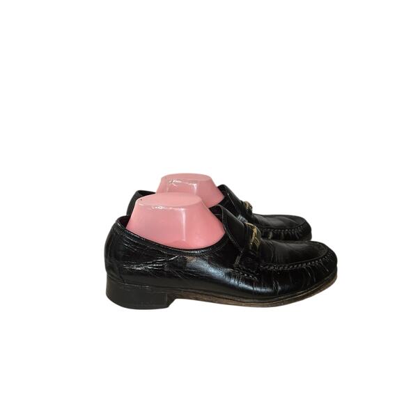 VTG Florsheim Imperial Quality Horsebit Mens Loafers Leather Sole Shoes Sz 9.5 C - Picture 3 of 8